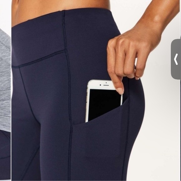 Lululemon leggings womens Speed Up Crop (21") Midnight Navy size 4 - Picture 8 of 12